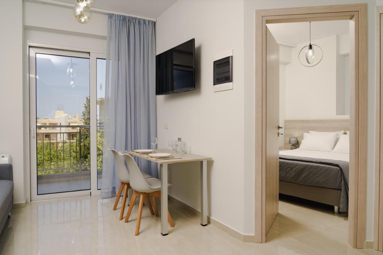 Edel Luxury Apartments Hriszí Aktí Haniá Kültér fotó