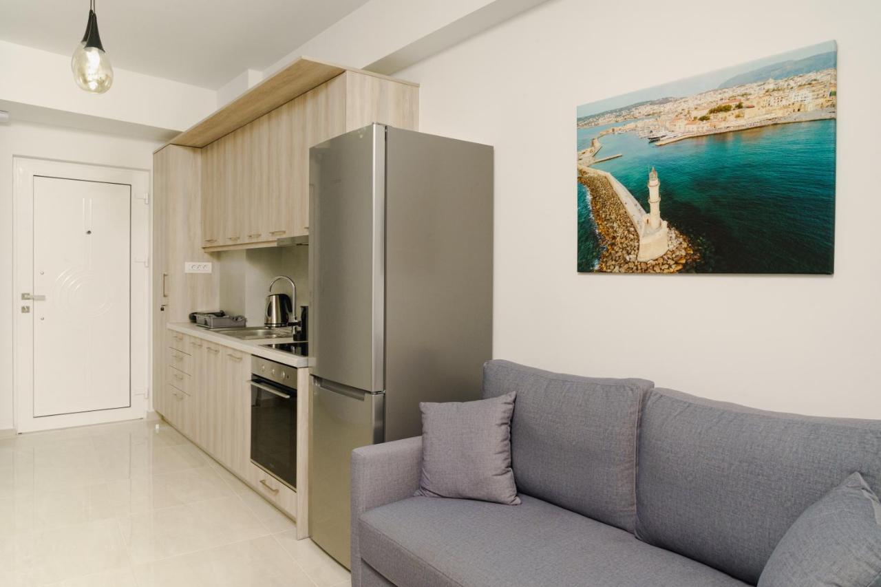 Edel Luxury Apartments Hriszí Aktí Haniá Kültér fotó