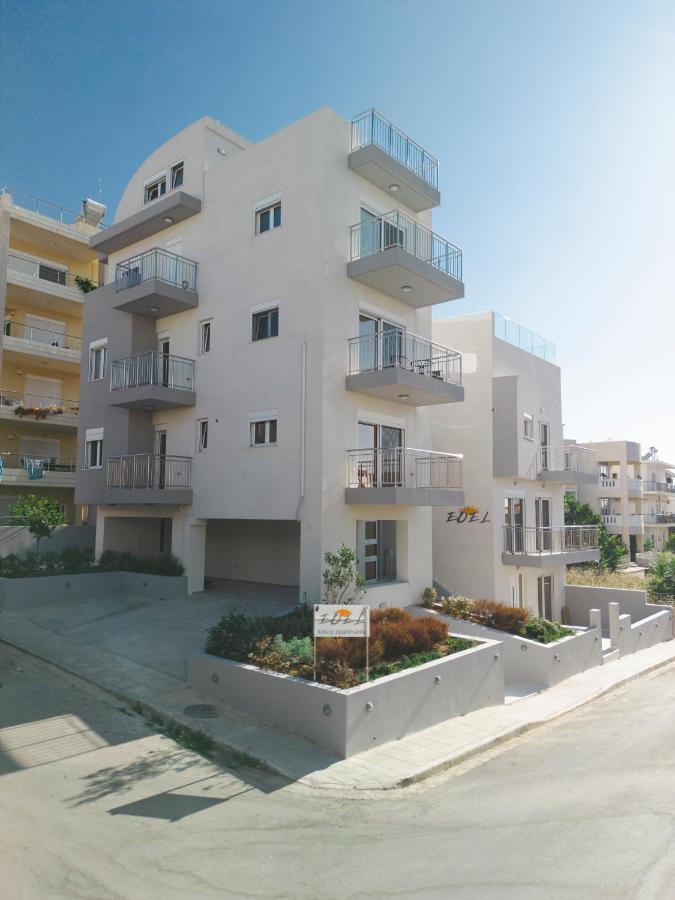 Edel Luxury Apartments Hriszí Aktí Haniá Kültér fotó
