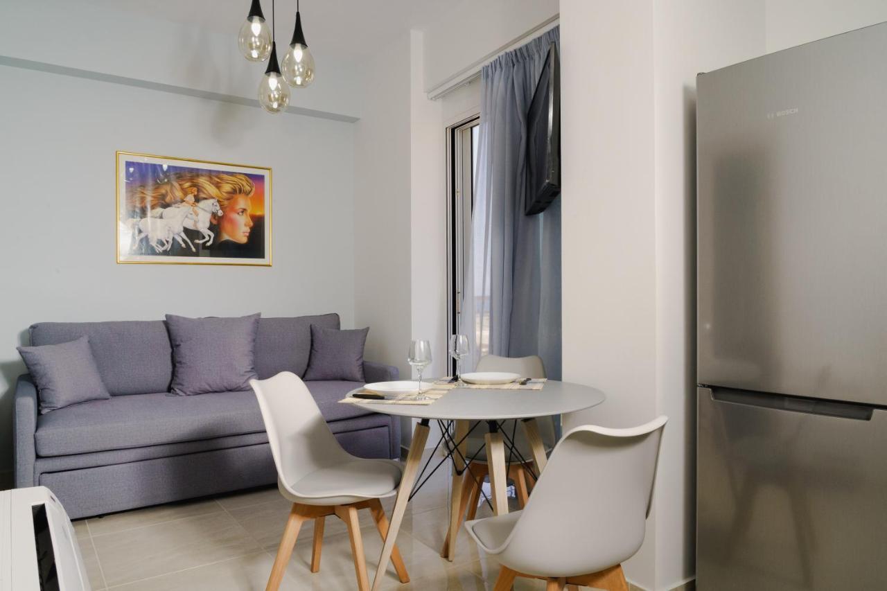 Edel Luxury Apartments Hriszí Aktí Haniá Kültér fotó