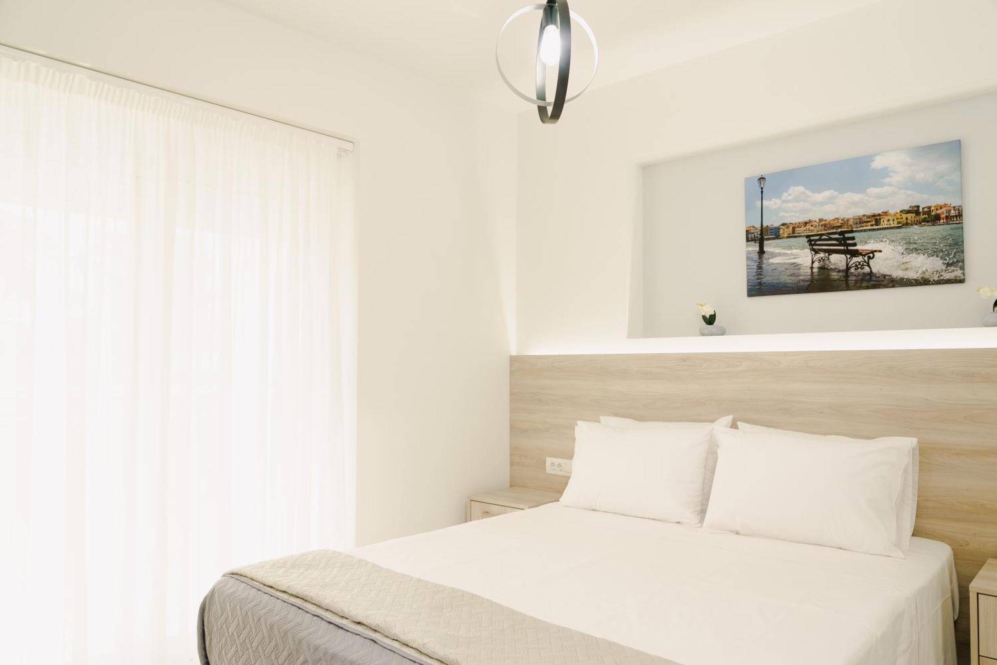 Edel Luxury Apartments Hriszí Aktí Haniá Kültér fotó