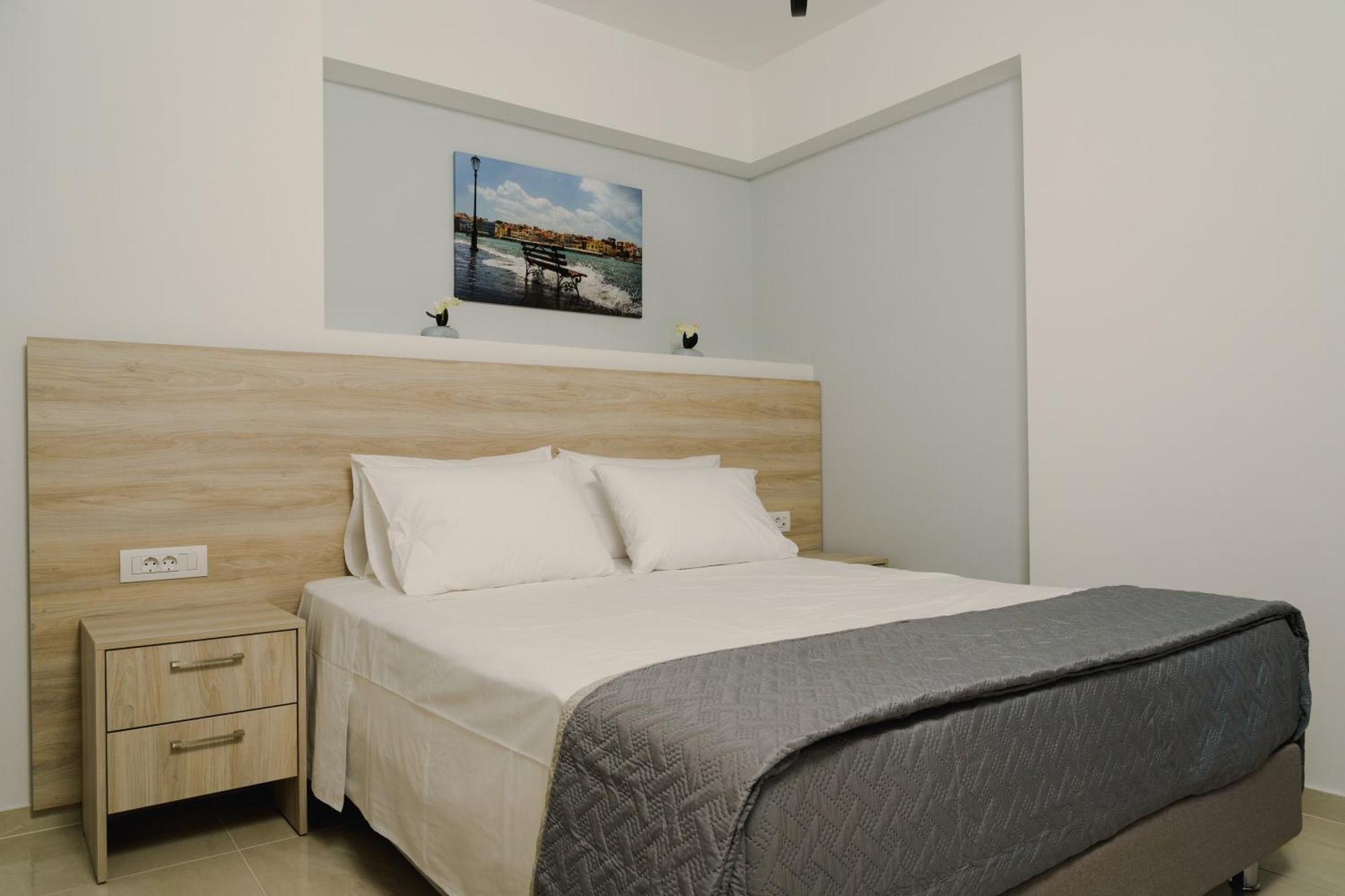 Edel Luxury Apartments Hriszí Aktí Haniá Kültér fotó