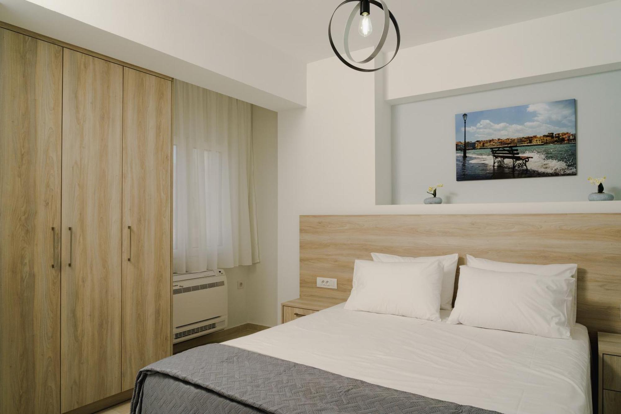 Edel Luxury Apartments Hriszí Aktí Haniá Kültér fotó