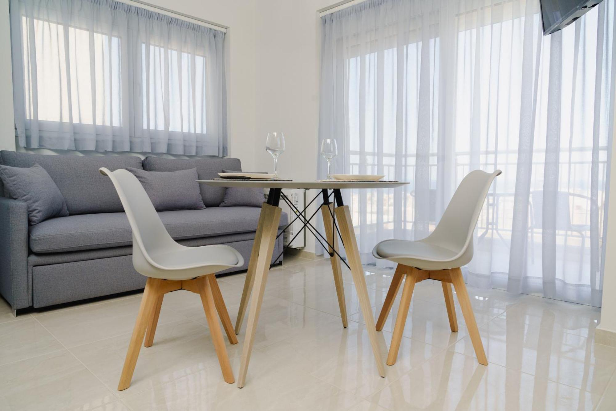 Edel Luxury Apartments Hriszí Aktí Haniá Kültér fotó