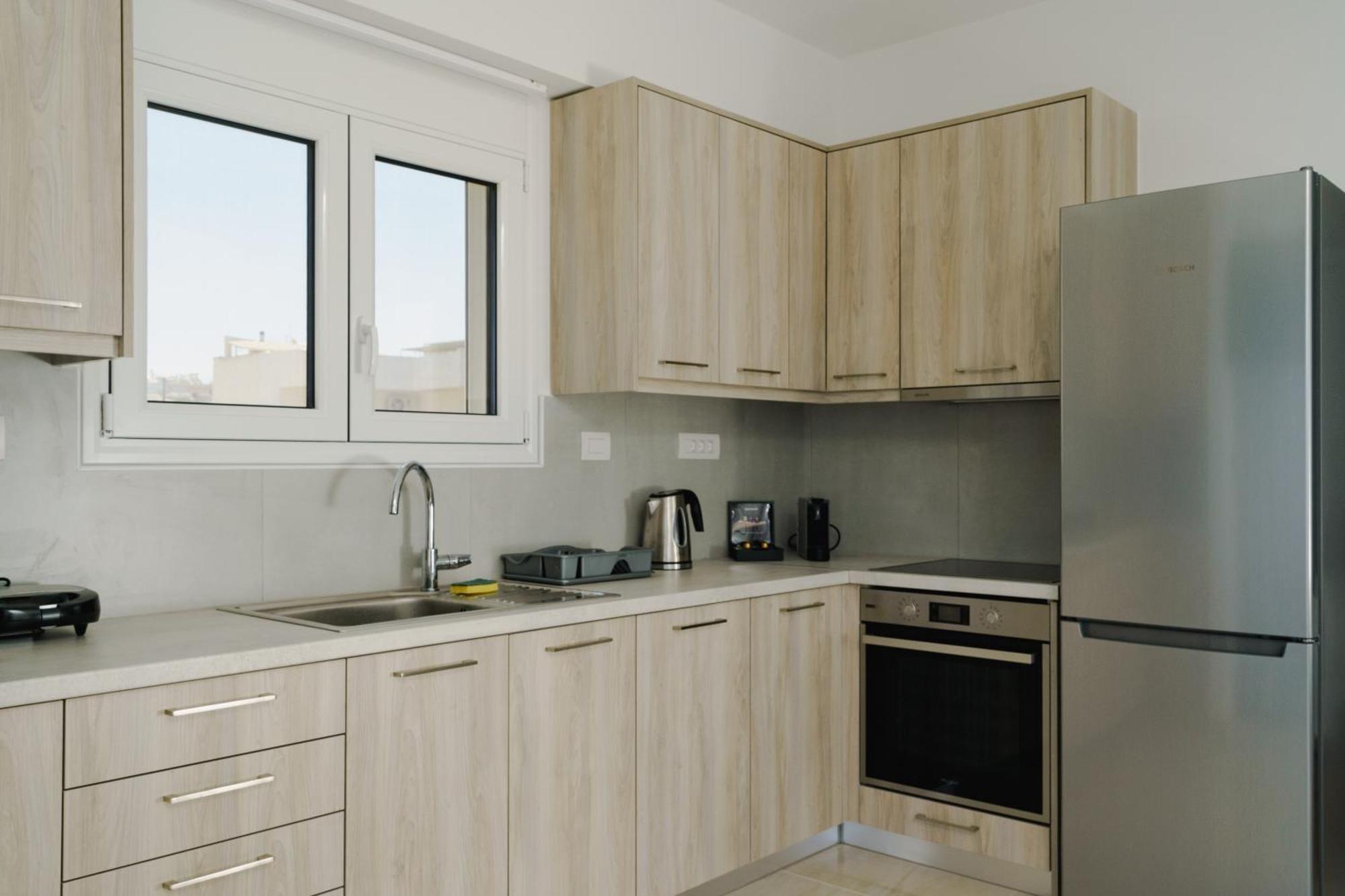 Edel Luxury Apartments Hriszí Aktí Haniá Kültér fotó