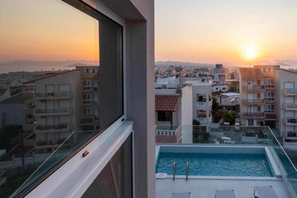 Edel Luxury Apartments Hriszí Aktí Haniá Kültér fotó