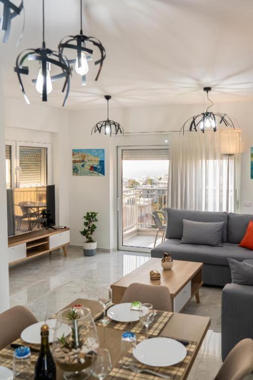 Edel Luxury Apartments Hriszí Aktí Haniá Kültér fotó